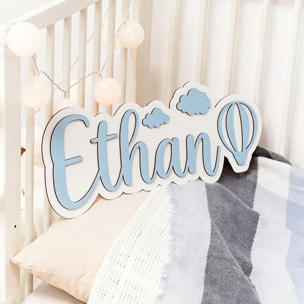 Nursery - Placas de Madera Personalizadas con Nombre
