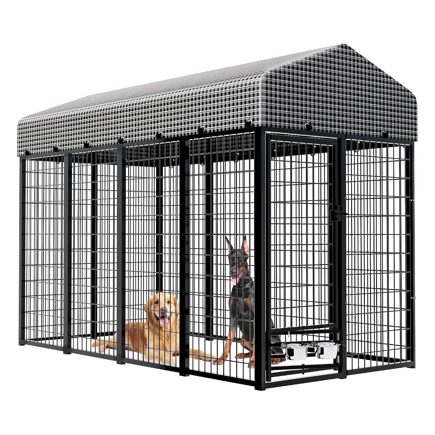 Jaula para perros de alta resi - Feeding reseña y precio