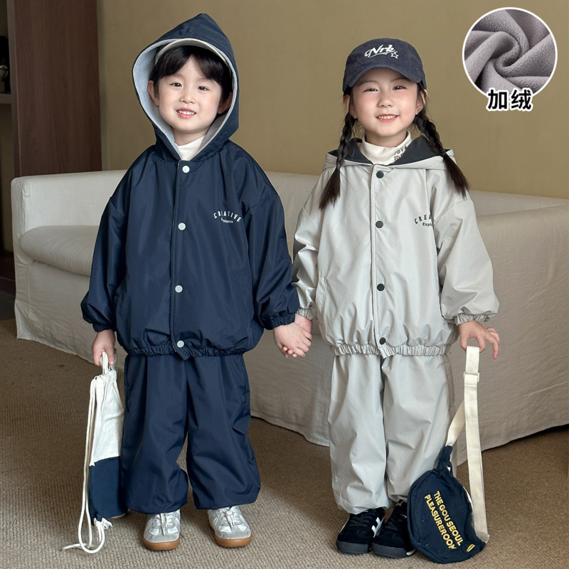 Conjunto de 2 piezas con capuc - Toddler Boy Winter Fleece Jacket reseña y precio