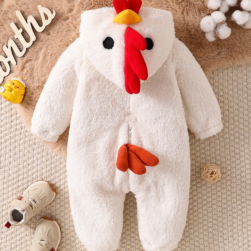 Traje de una pieza con capucha - Cotton Baby Onesies Zipper reseña y precio