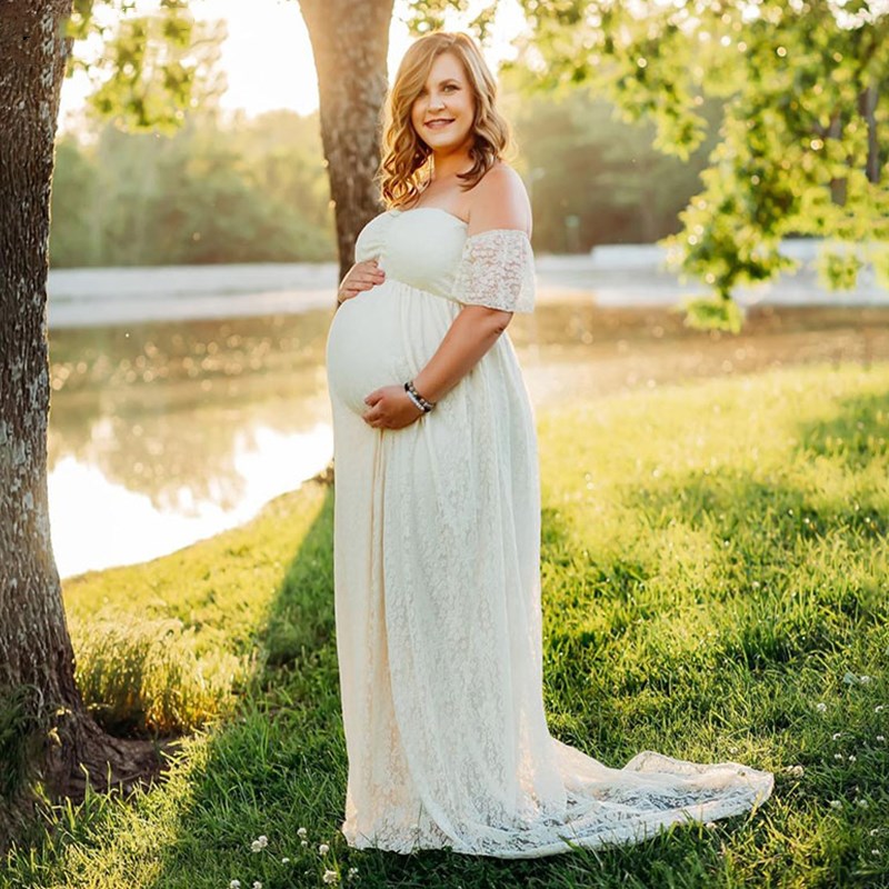 Vestido de maternidad de encaj - Maternity Wear reseña y precio